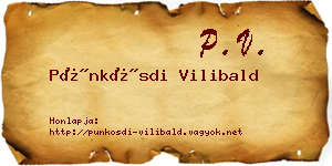 Pünkösdi Vilibald névjegykártya